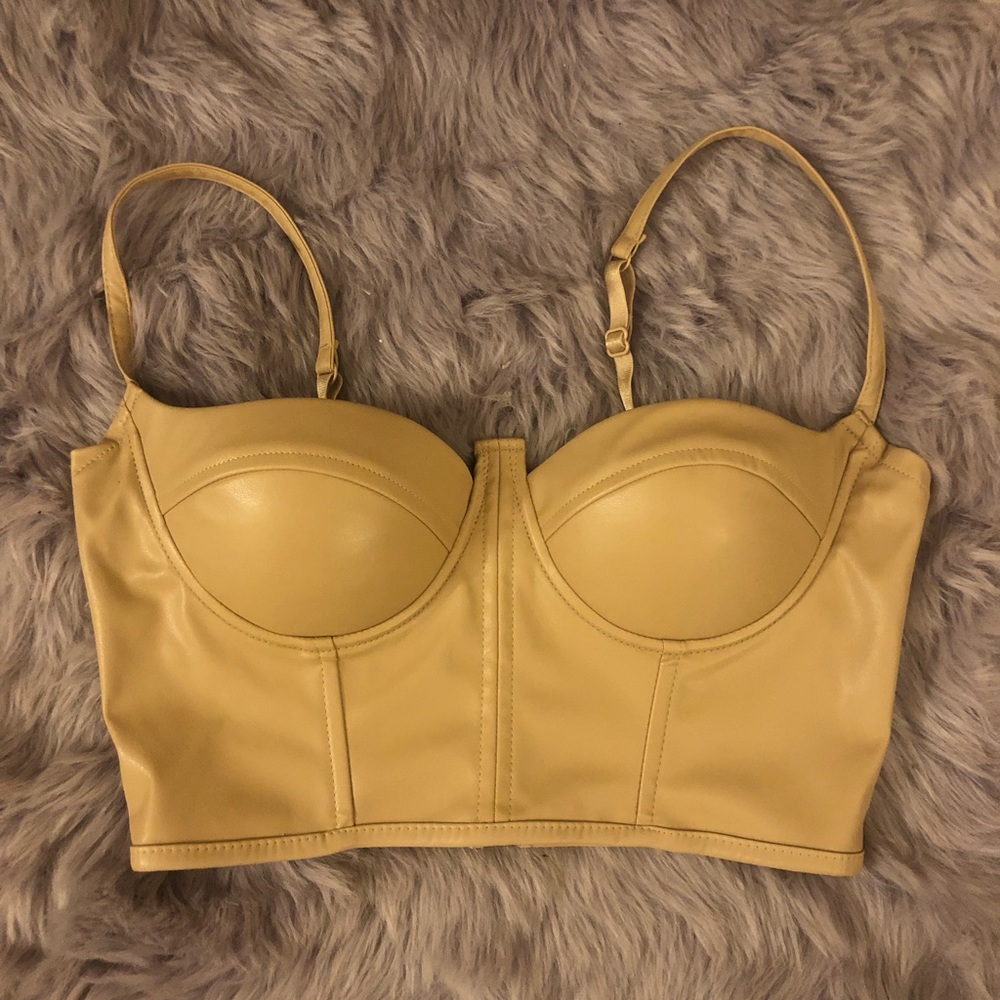Light beige (color on my phone is off) bra top